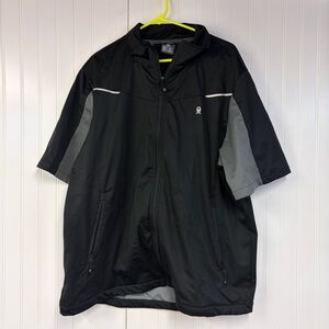 Little Donkey Andy Men's Black and Gray Jacket Full Zip XXL